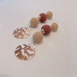 Mango Shell Earrings